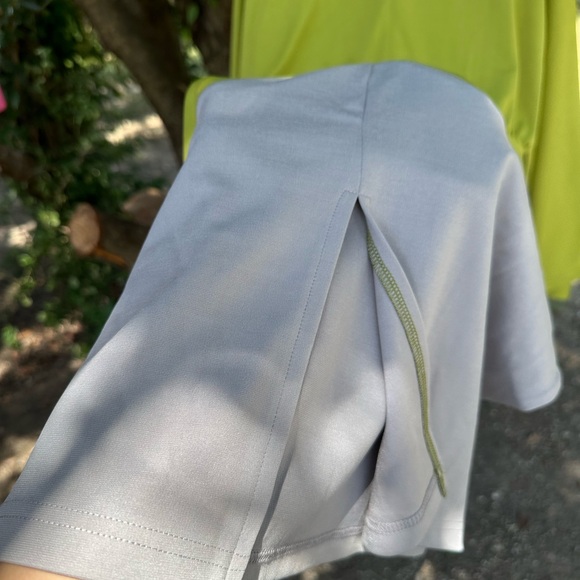 NWT STYLEWE Green and grey dress with a zipper on the back - Picture 9 of 10